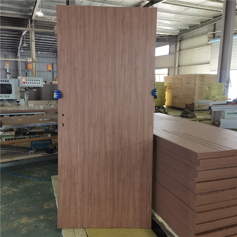 customized pvc foil film  laminated wooden doors for house  wpc interior room doors