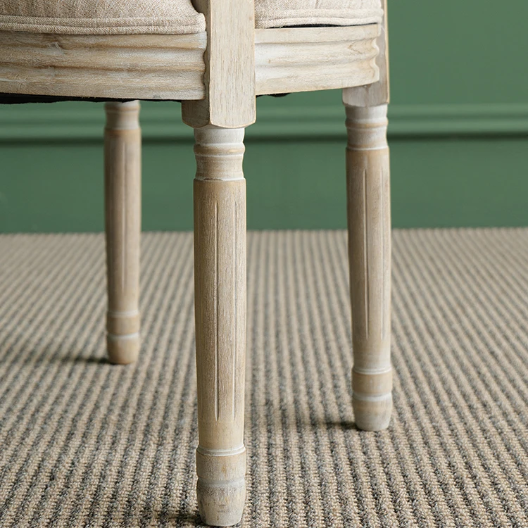 Wholesale Antique Design Restaurant Ghost Solid Wood Furniture Louis Kitchen  Dining Chair