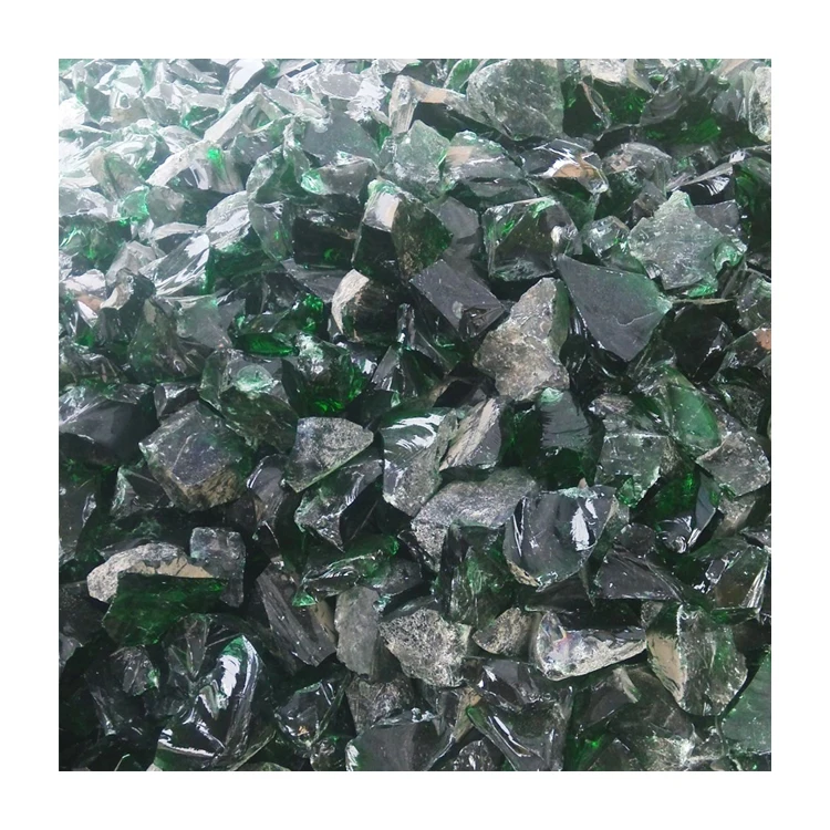 Decorative Landscaping Glass Rocks For Landscaping For Sale
