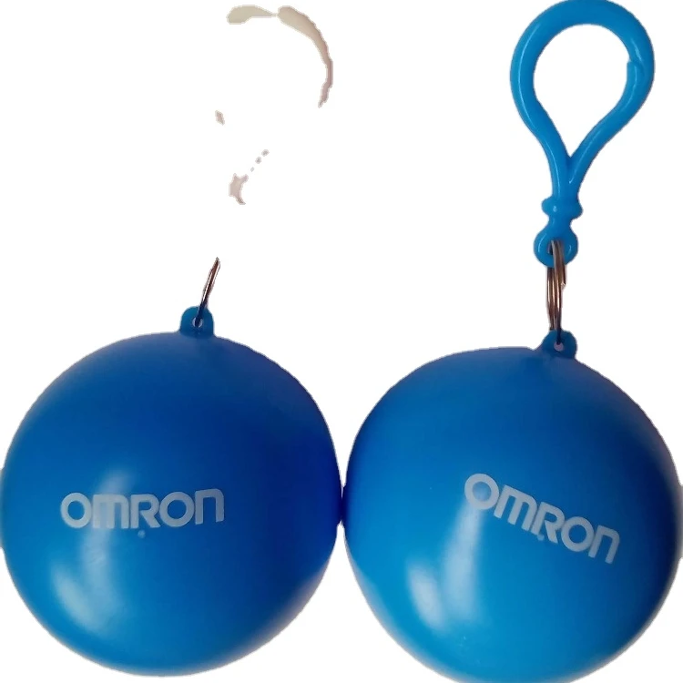 PE Disposable Emergency Poncho packed in ball