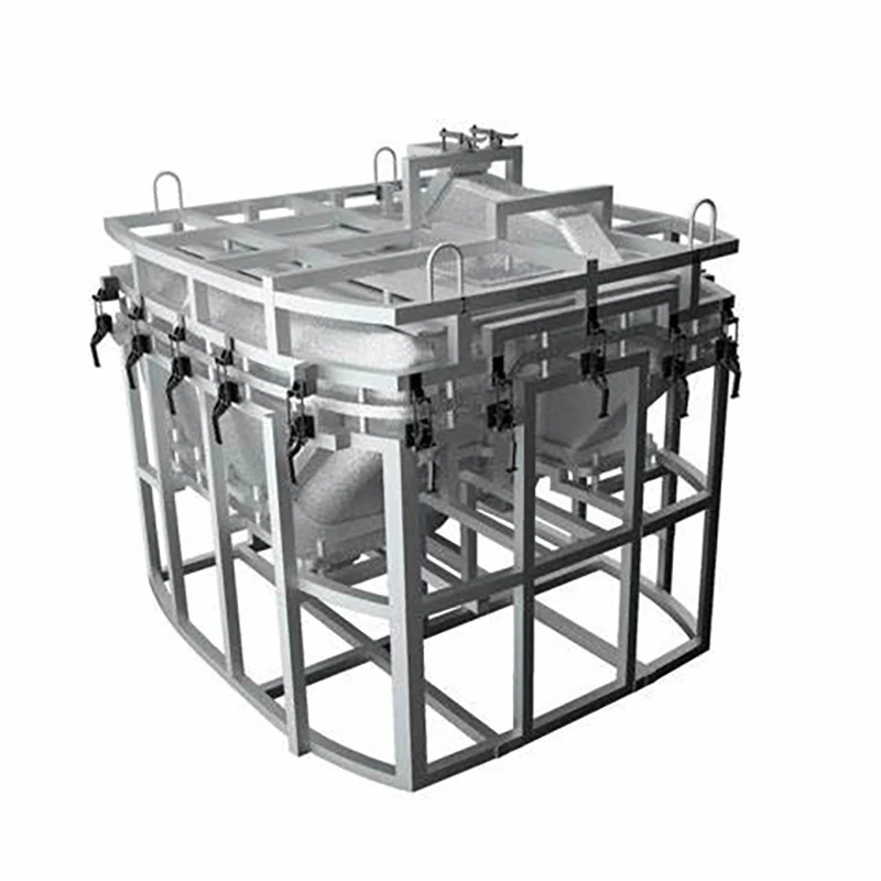 Water tank making rotating molding machine plastic forming plastic set rotomolding mold processing customization