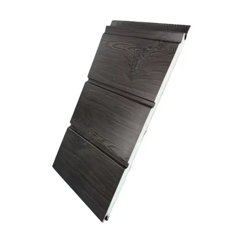 Decorative 3d Wallboard Pu Cladding Exterior Wall Sandwich Wallboard Metal Insulation Board