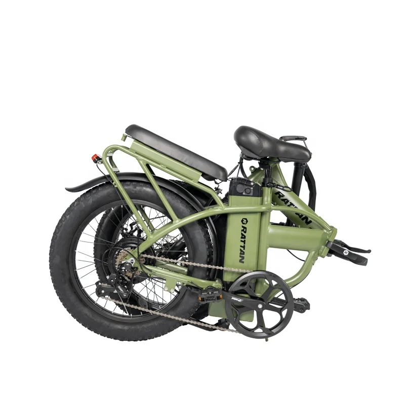 Rattan top sale fat tire ebike 48v 20inch e bike electric bicycle israel electric folding bike