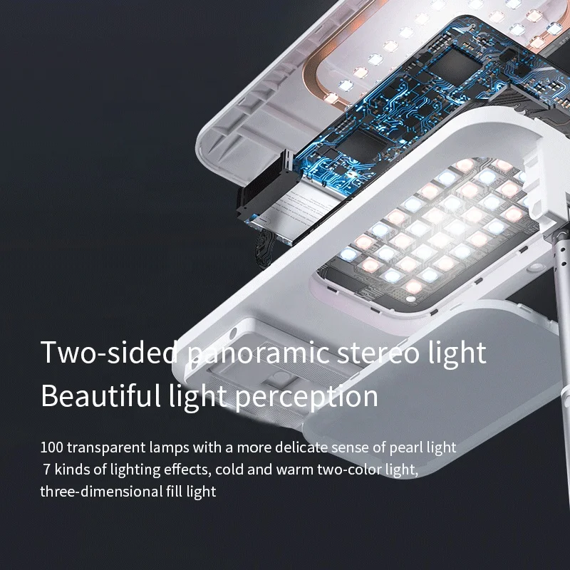 Portable Tik Tok Live Streaming Stand Tripod Photographic Live Foldable Phone Stand With Remote Adjustable LED Ring Light