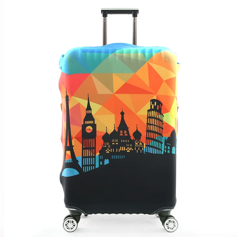 High Elastic waterproof stretch trunk case luggage pull rod case dust cover, Elastic Thick Travel Thick Stretchy Luggage Covers/