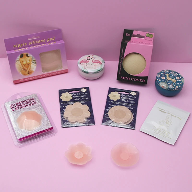 Ladies invisible sexy silicone breast stickers for beautiful breasts and good body