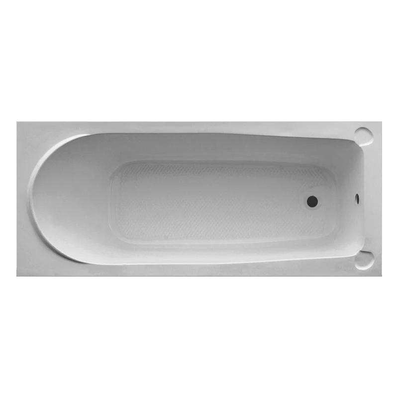 Hot Selling Modern Square Acrylic Bath Tub 1-Person Solid Surface Corner Soaking Drop-In Factory Direct with Drainer