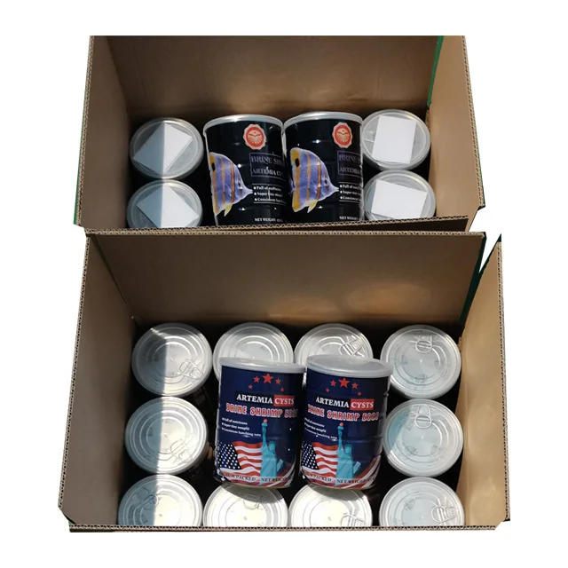 China factory Artemia cysts Bohai bay eggs BBS for guppy feed brine shrimp eggs HOT SALE