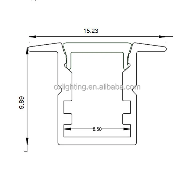 Aluminum Profiles 1m 3m Led Profile Light Recessed Slim Led Light Lamp Lighting Profile With Aluminum