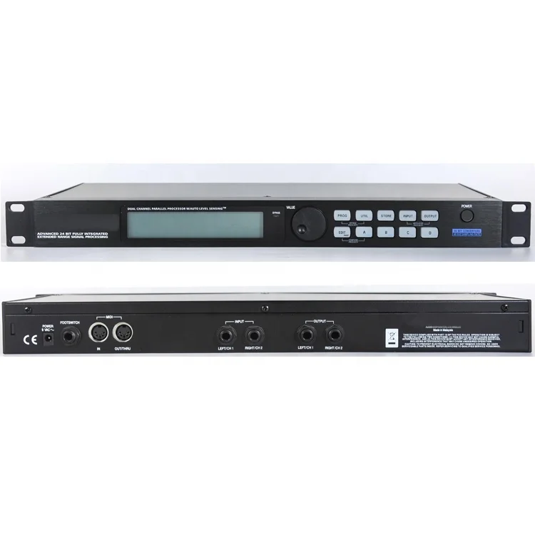 MIDIVERB4 True Dual Channel 18 Bit Signal Analog Audio Processor