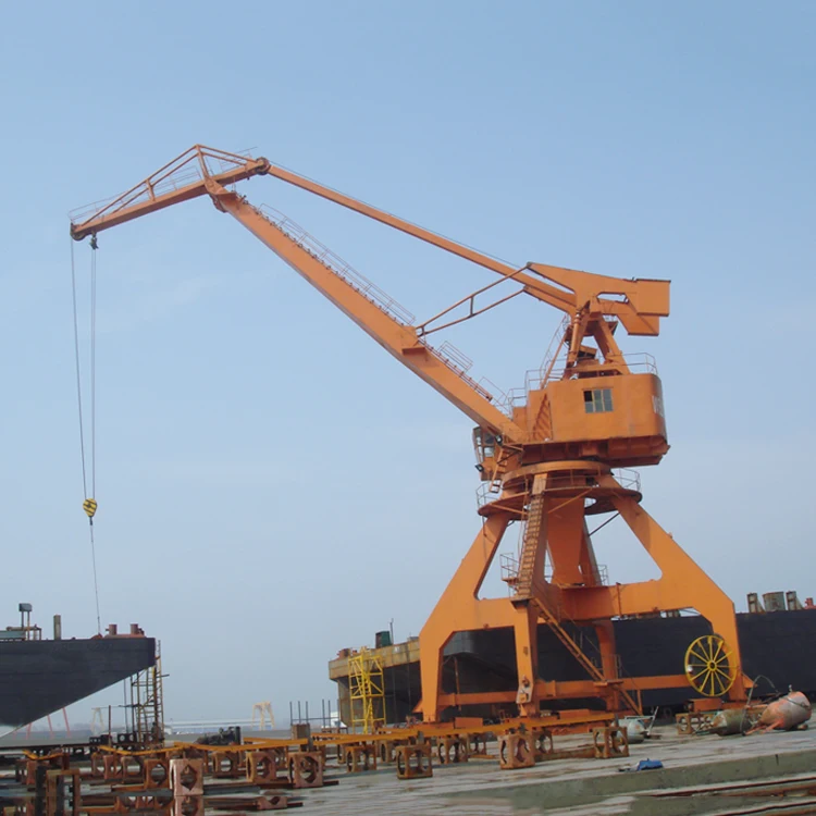
35t Mobile Harbor Portal Crane Jib Crane 