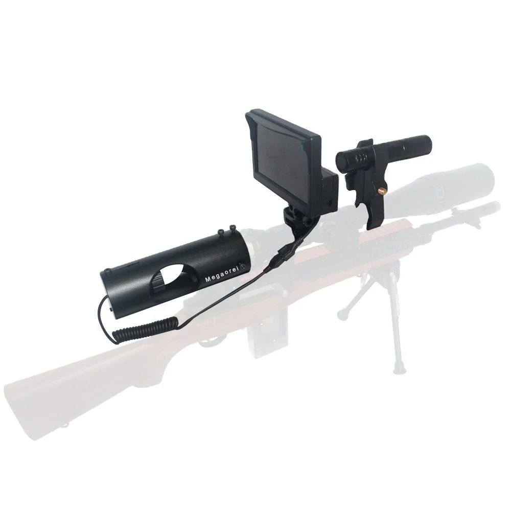 5 Inch LCD Screen Day Night Dual DIY Infrared Night Vision Rifle Scopes for Hunting