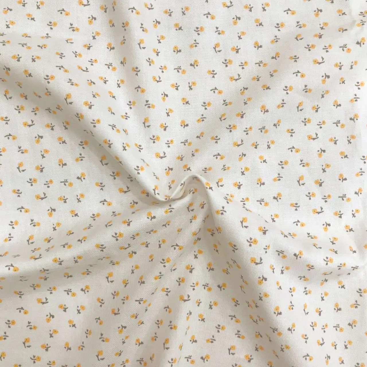 Fashion floral dresses cloth best price cotton printed fabric with double sided oblique bottoming liberty twill fabric