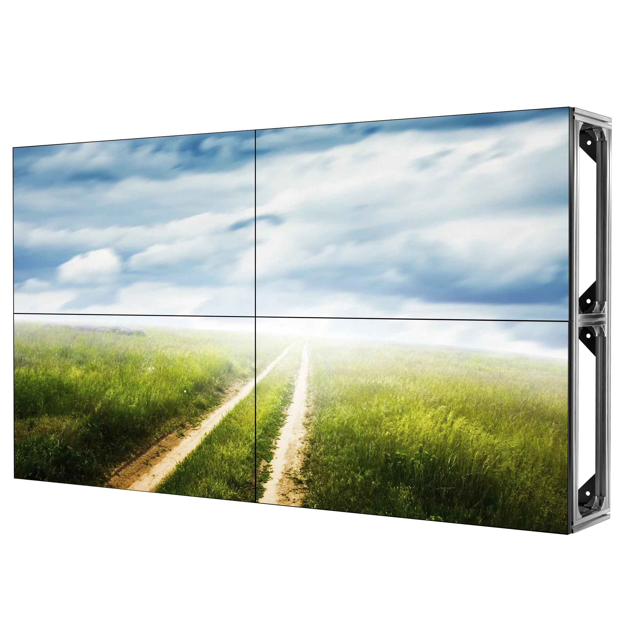55 inch samsung tv mount 2x2 panel bracket stand digital signage LCD splicing screen controller videowall video wall controller