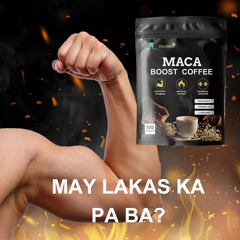 Daynee male Maca coffee herbal organic naturally Tongkat Ali root improve fertility men energy strength power maca extract
