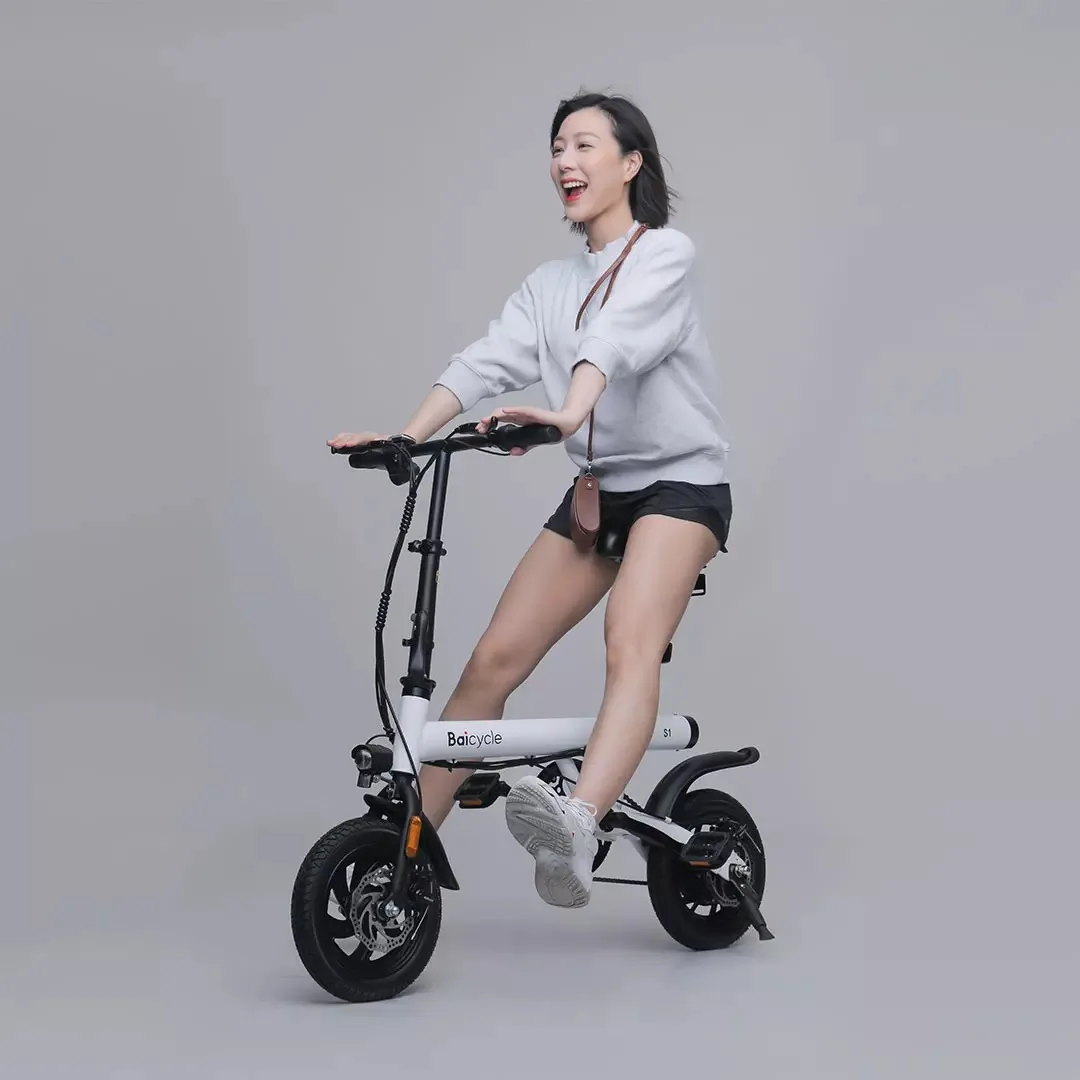 Xiaomi Baicycle 250w 25km/h 100kg Load Capacity Green Power Folding Electric Bike