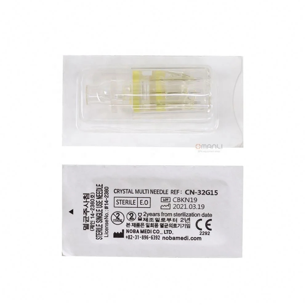 Crystal Multi Needle Mesotherapy Injector 5 Pins Needle For Beauty Facial Skin Care