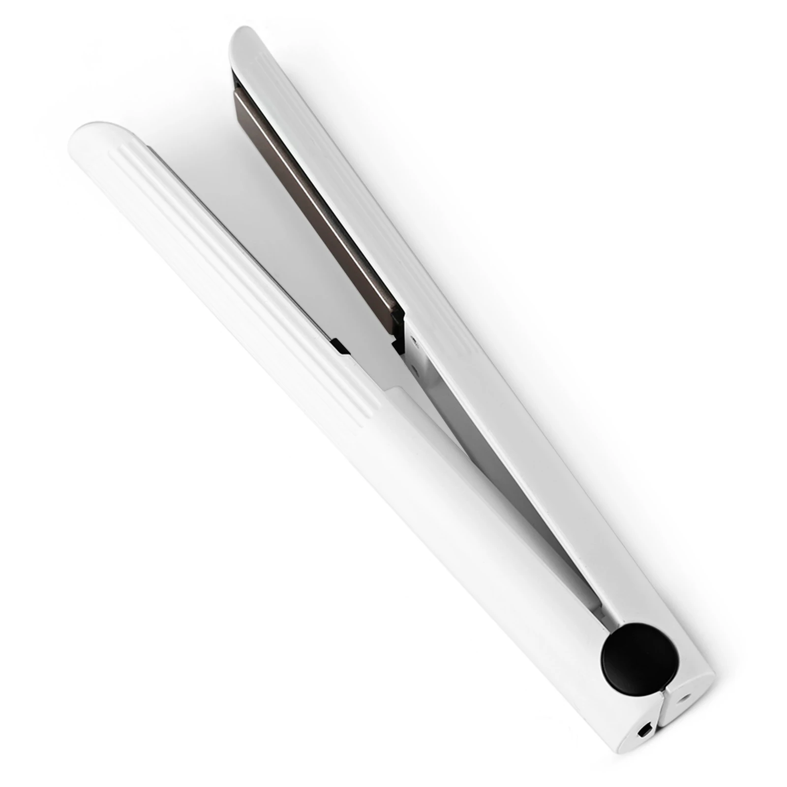 Vkk Custom Logo 2 in 1 Flat Irons Hair Stretcher Mini Cordless Hair Straightener Curler