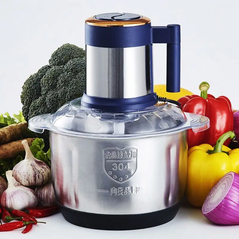 Home Appliances Optional Two, Speed Plastic Glass Stainless Steel Bowl Electric Meat Chopper/