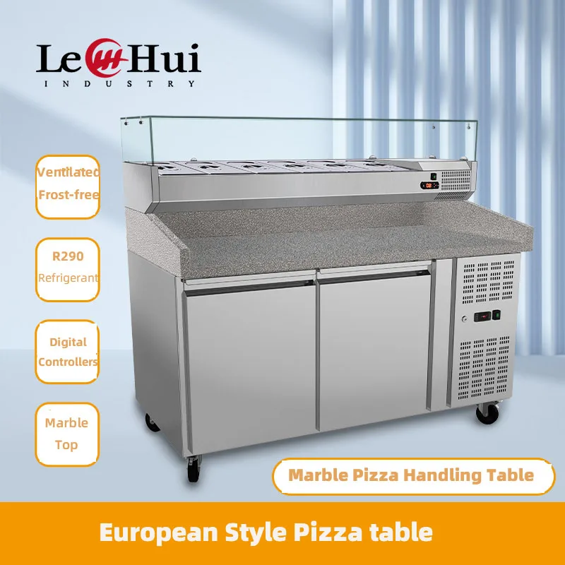 Counter Top Salad Bar Display Salad Counter Refrigeration Equipment Salad Showcase