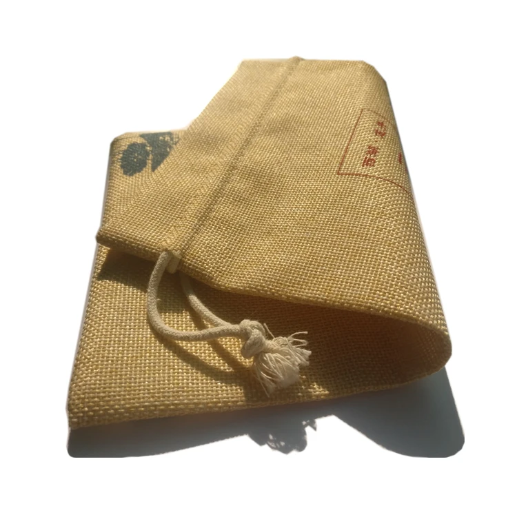 Factory custom size of 1kg 5kg 10kg 25kg 50kg 100kg packing rice burlap linen jute packaging rice bag