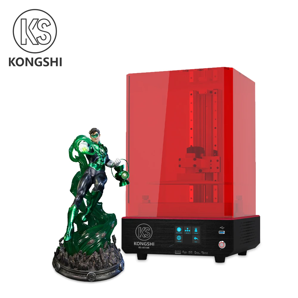 3D-принтер 4K с моно ЖК-экраном 4K, УФ-полимерный принтер