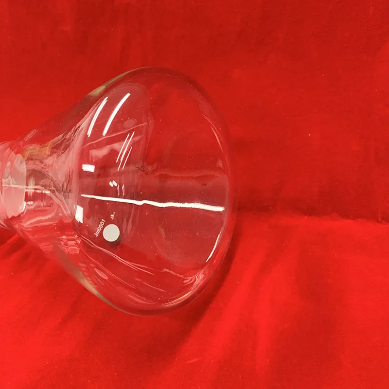  2000 мл Прозрачный Кварцевый заземляющий шарнир Erlenmeyer коническая колба с градиентом