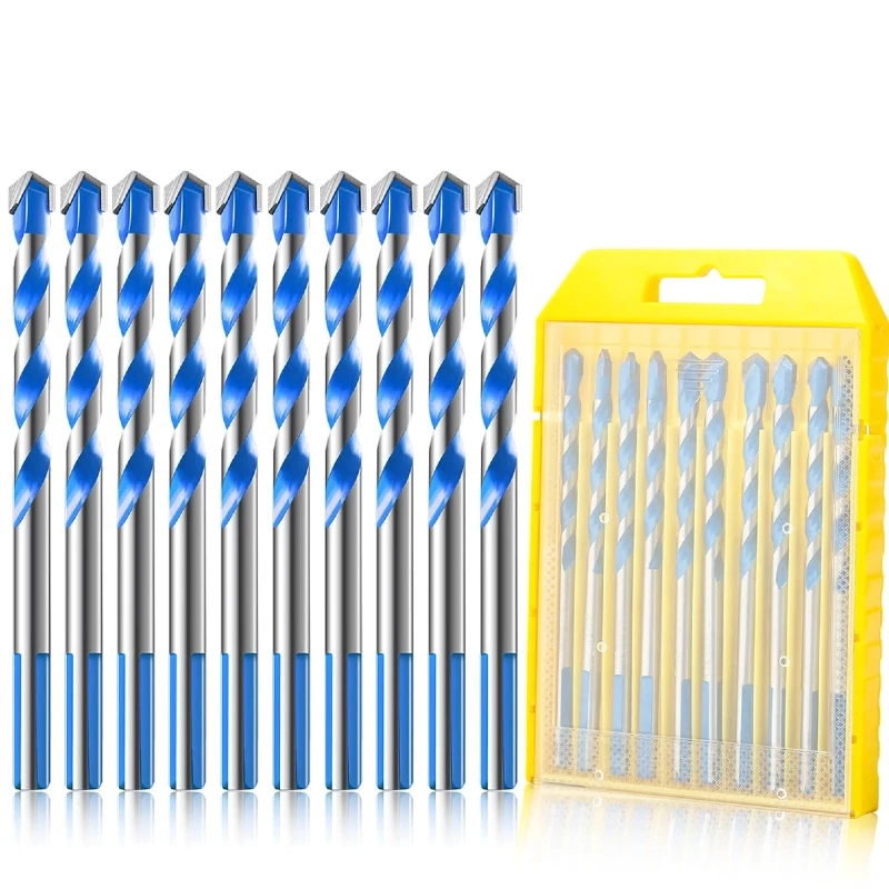 6mm Concrete Drill Bit Set  Masonry Drill Bit Set for Ceramic Tile Glass Industrial Strength Tungsten Carbide Tip Drill Bits