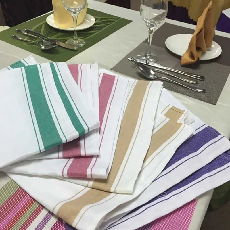 Factory Price Kitchen Napkins Towel Hotel Dining Table Cotton Cloth Napkin for Wedding