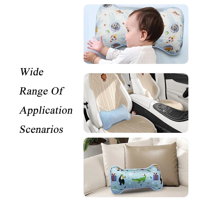 Cooling Gel Pillows for Sleep Dual Memory Foam & Gel Child & Postpartum Care Phase Change Materia