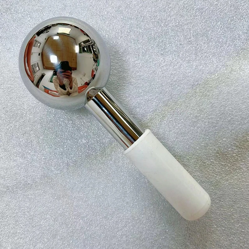 Stainless Steel Facial Beauty Ice Ball Stick Edema Removal Face Massager Cryo Massage Tools Body Neck Skin Care Home Spa Roller