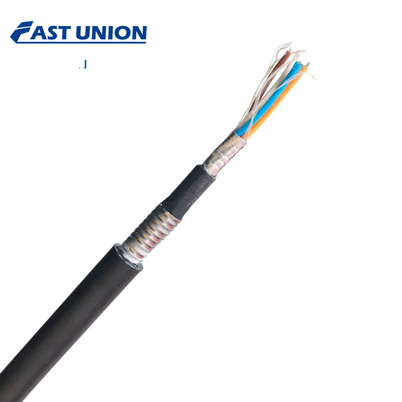 Best Gyta53 High Performance Direct Burial GYTA53 Fiber Optic Cable Single Mode Armored OpticalFiber Cable GYTA53