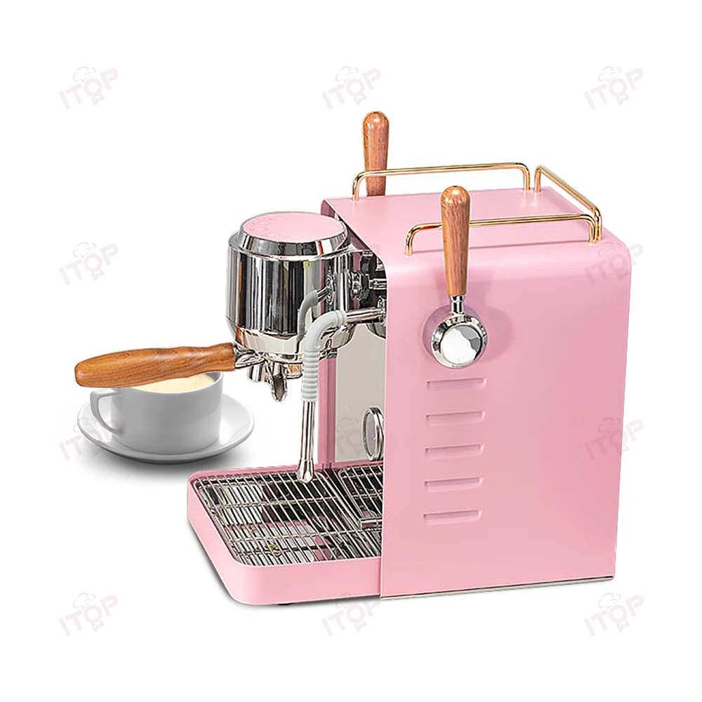 Factory Bestseller White Color Stainless Steel Abs Semi Automatic Espresso Coffee Machine