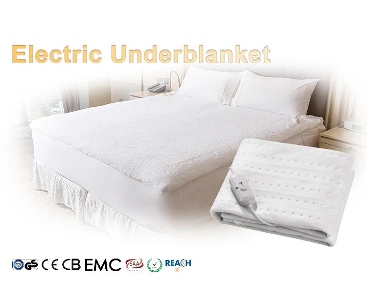 CE/GS approve 220V  size 150*80  electric heating mattress pad