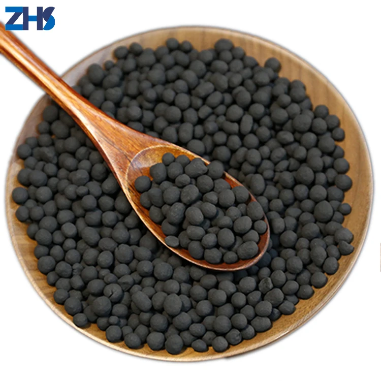 China ZHS factory OEM 800-1100mg/g high iodine activated carbon coconut shell ball for harmful gases