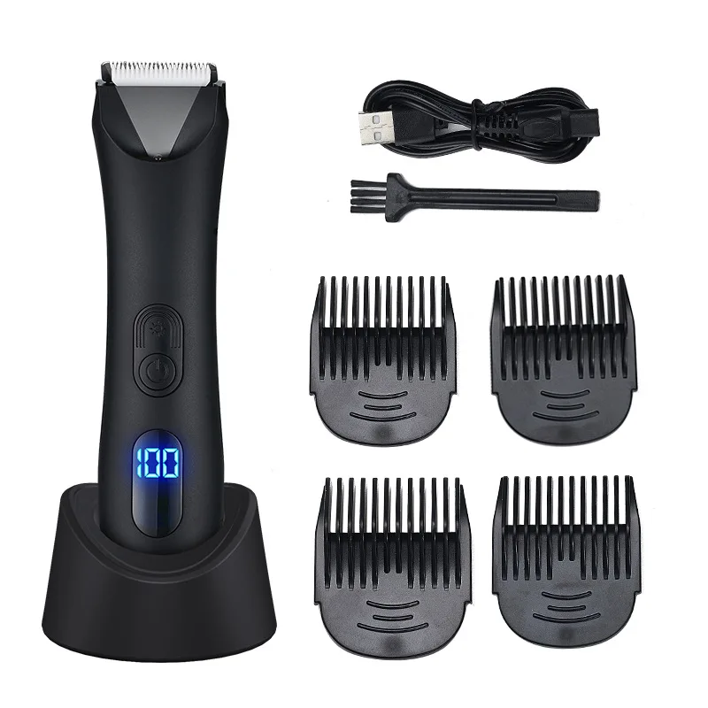 OEM Washable Body Trimmer for Men Hair removal Epilator Shaver Body Groomer Beard Grooming Kit Nose Hair Trimmers