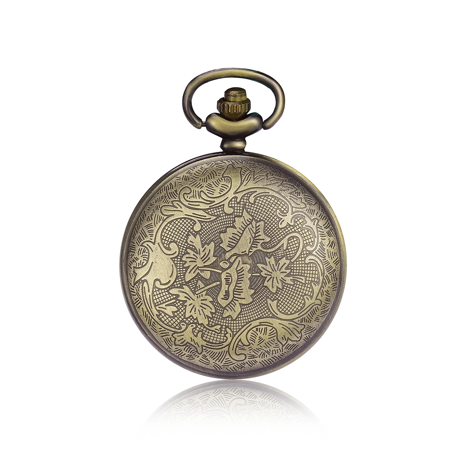 High Quality Full Metal Male Steampunk Pocket Watch Assassin Creed Pattern Dial Clock Pocket Classic