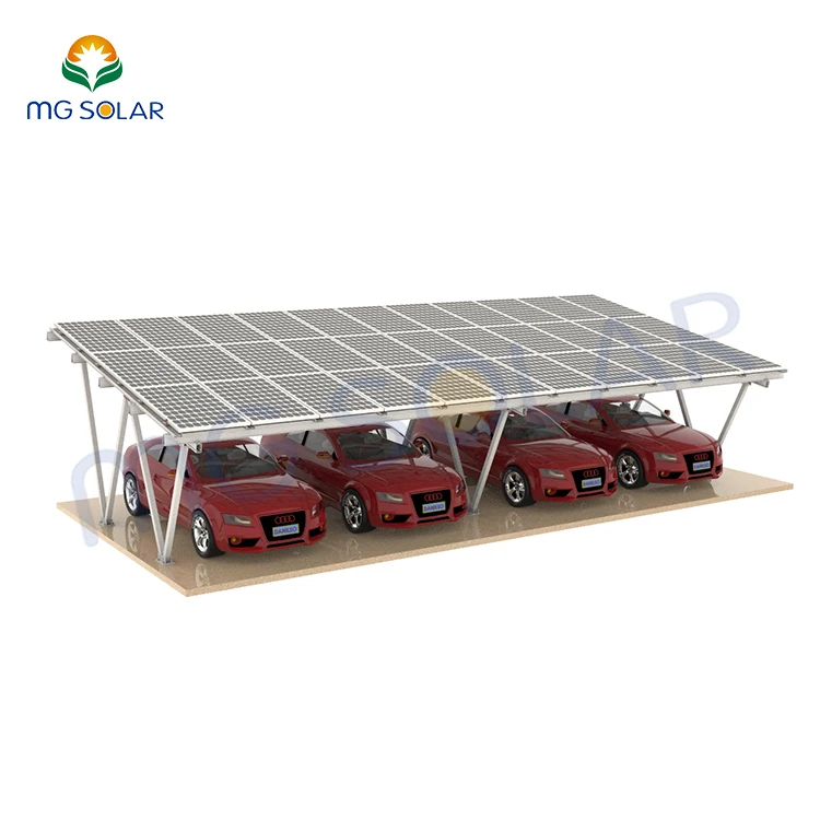 Waterproof Aluminum Solar Carport Mount System Carport Solar Energy System Car Parking Solar Mount System