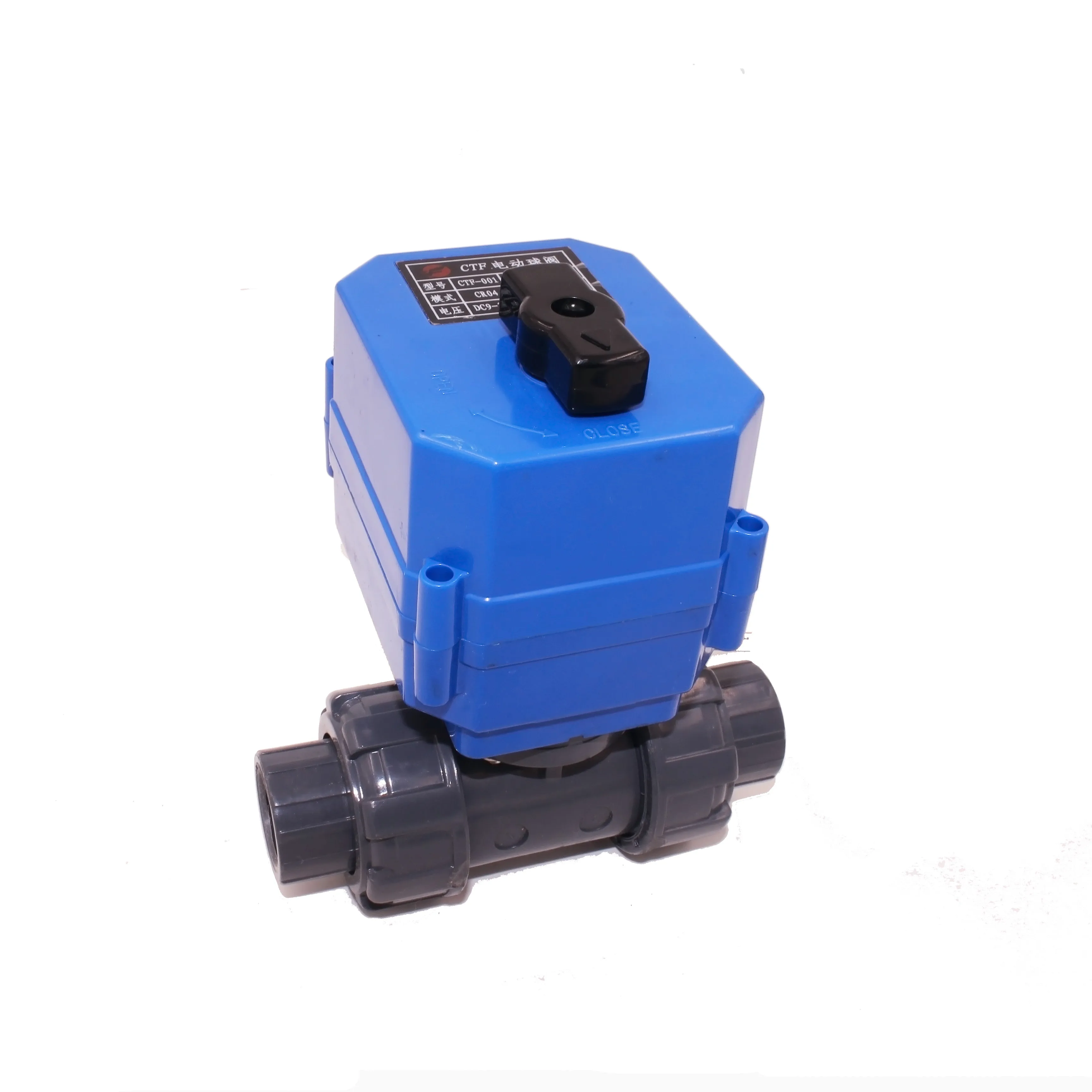 CTF001 series F-F 2-way electric automatic water valve with manual control