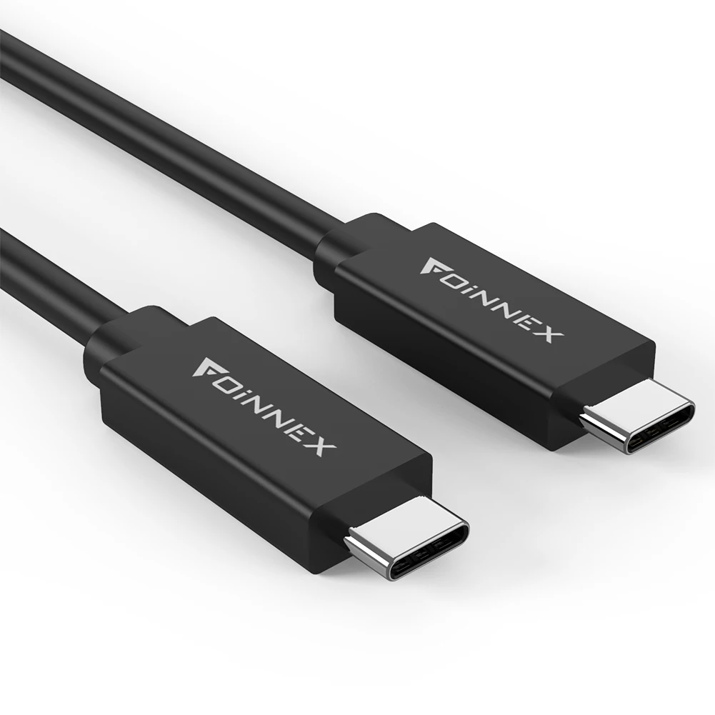 Кабель FOINNEX USB 4 0 100 Вт быстрая зарядка Thunderbolt 3 кабель активного типа 40 Гбит/с 4K 60