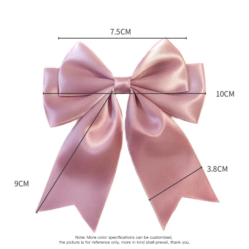 Popular Ribbon Bow Christmas Decorating Satin Bow Ribbon Elastic Ribbon Bows For Gift