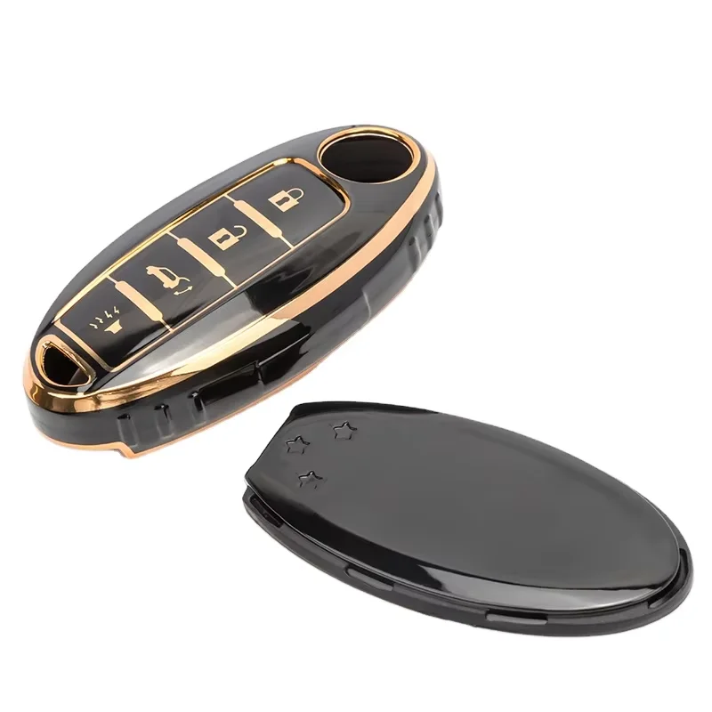 Factory Supply Key Protective For Nissan Sunny/Sylphy/Murano/X-TRAIL Hot Sale TPU 4 Buttons Version Car Key Cover