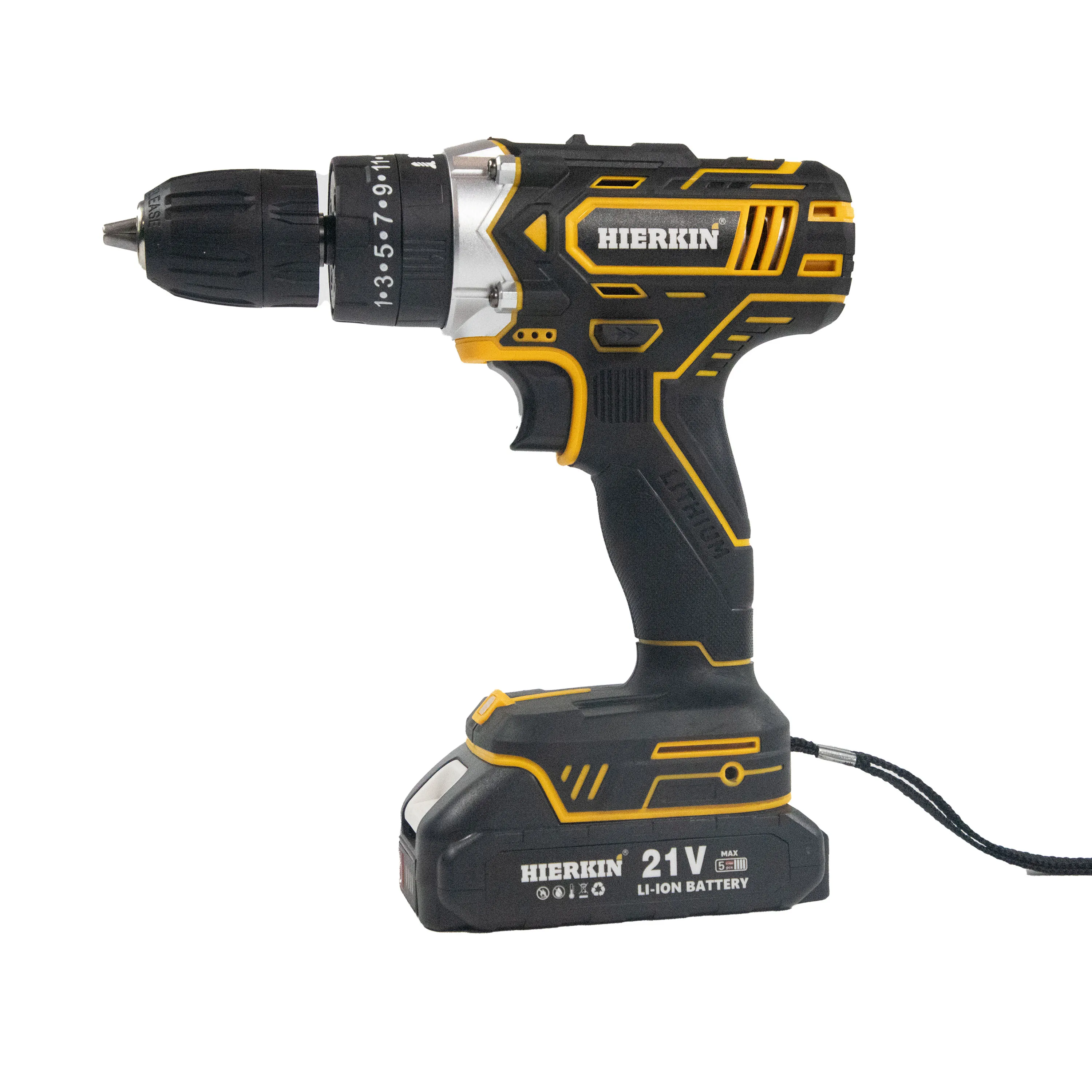 HIERKIN Powerful battery drill machinery tools power drills electric motor drilling machines drill bit taladros inalambricos