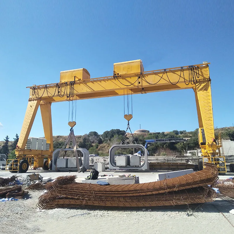 40 ton heavy duty container straddle carrier for sale lifting equipment rubber tyre gantry crane on sale