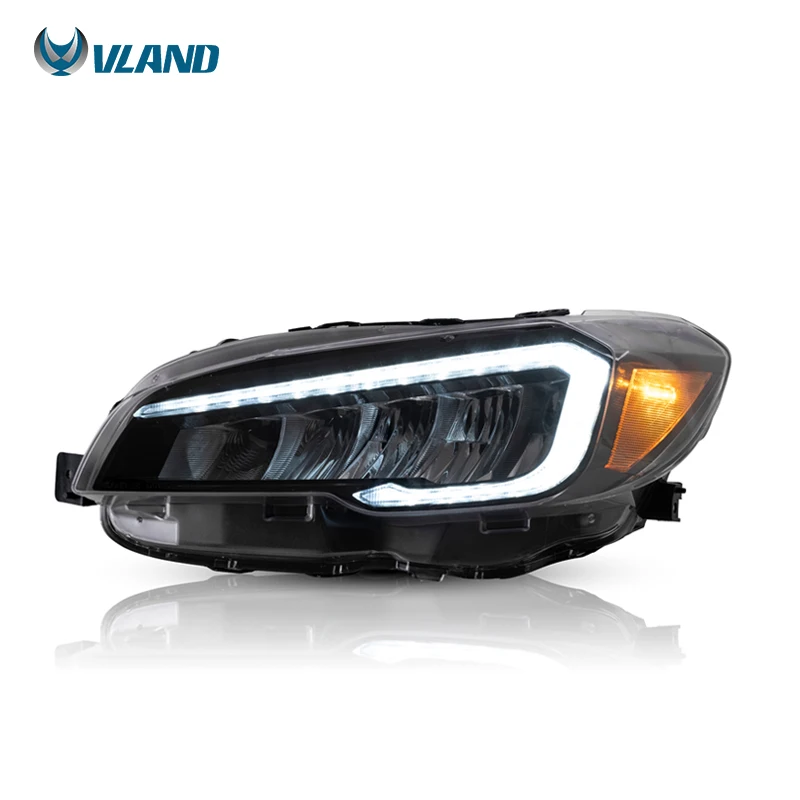 VLAND Factory LED Headlights For Subaru WRX STI 2015-2021 Others Car Light Accessories Auto Lighting Systems Parts Sequential