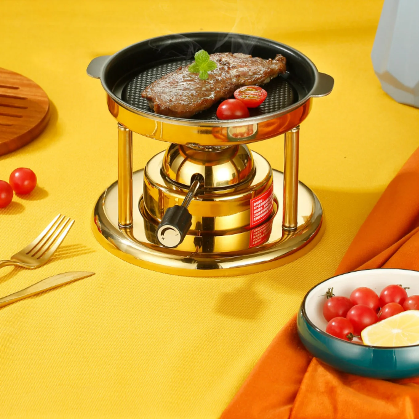 Portable Korean Barbecue Grill / Gas Barbecue Grill Outdoor