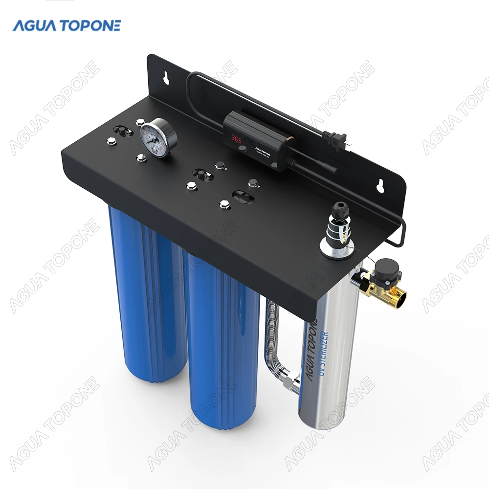 whole house drinking 20' big blue water filter UV water system