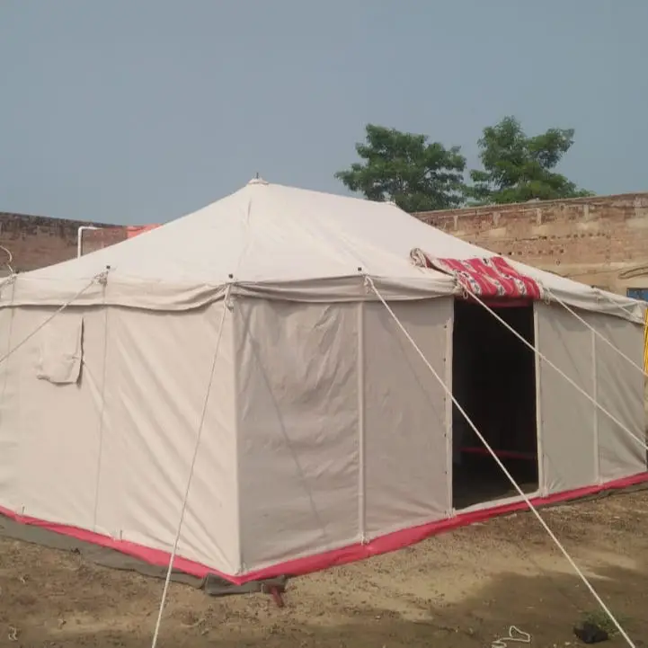 Double Safe Manufacturer Custom Large Canvas Camping Medical Refugee Disaster Relief Emergency Tents