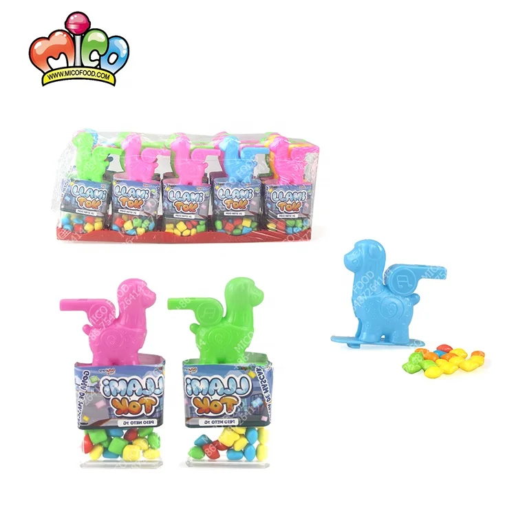 kids animal toy whale whistle chewing bubble gum