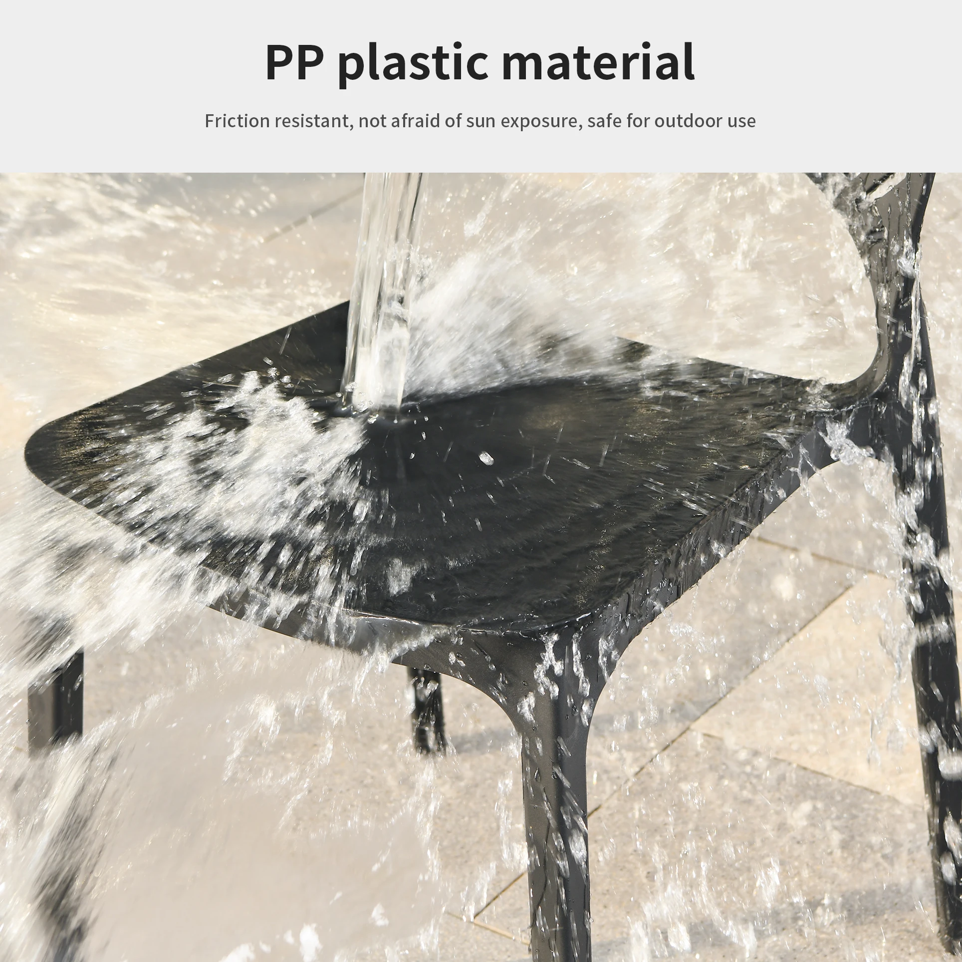 [MOJIA]Shell Plastic Chair Simple Design Garden Coffee Restaurant Chair 28mm Thick Chair Legs Multiple Colors Resell Low Price